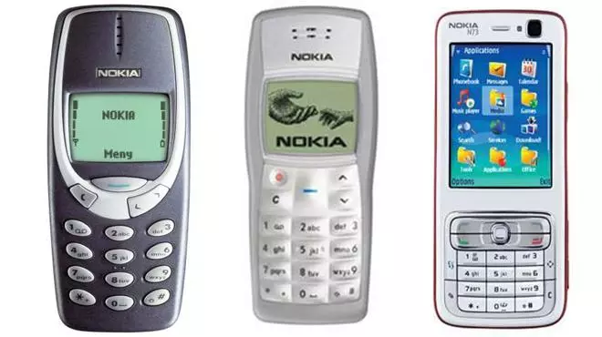 Nokia 3310, 1100. N73