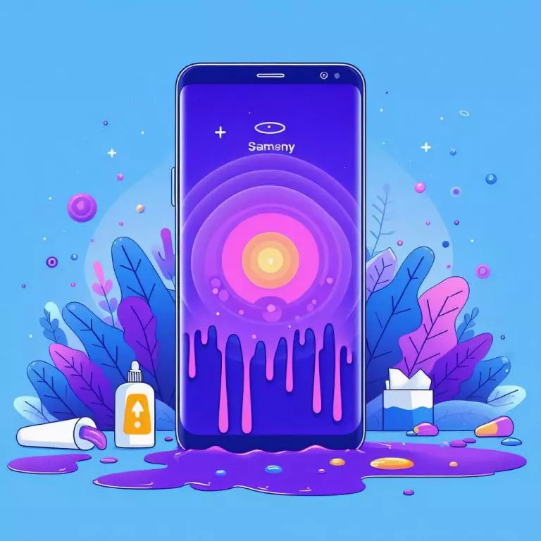 ﻿﻿Пурпурное пятно на экране — проблема со смартфоном Samsung: Сделайте сброс данных